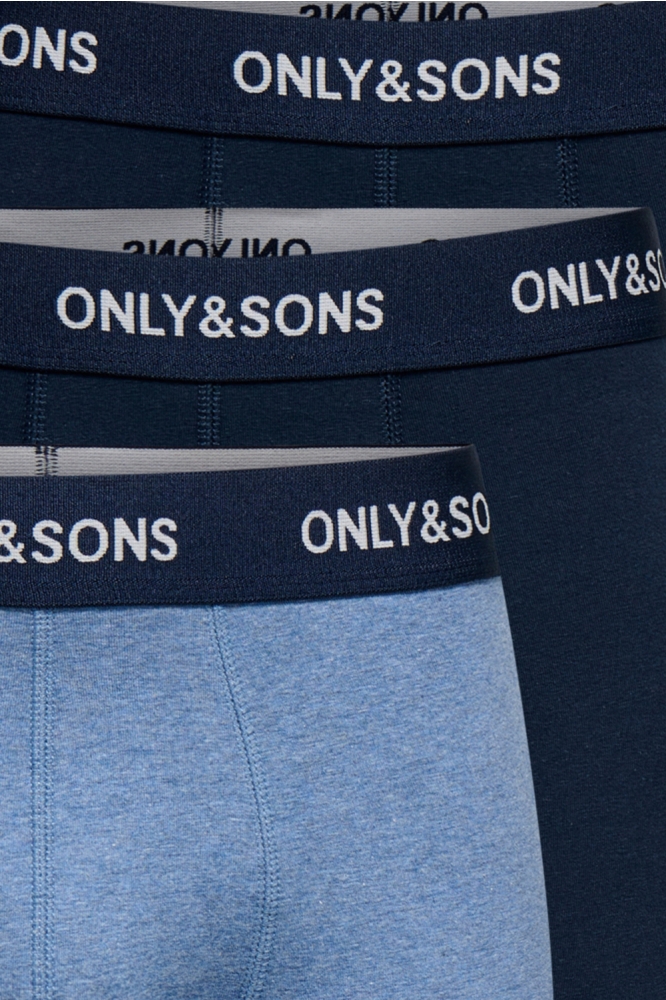 Only & Sons blauwe heren ondergoed | Close up