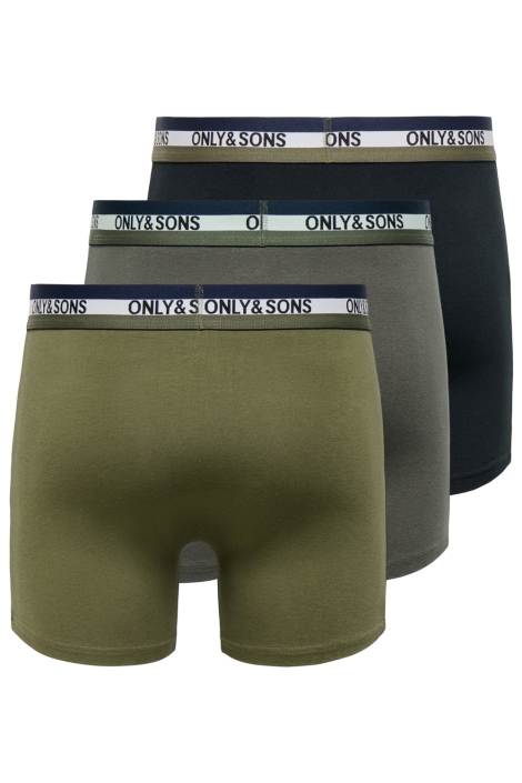 Only & Sons groene heren ondergoed | Achteraanzicht