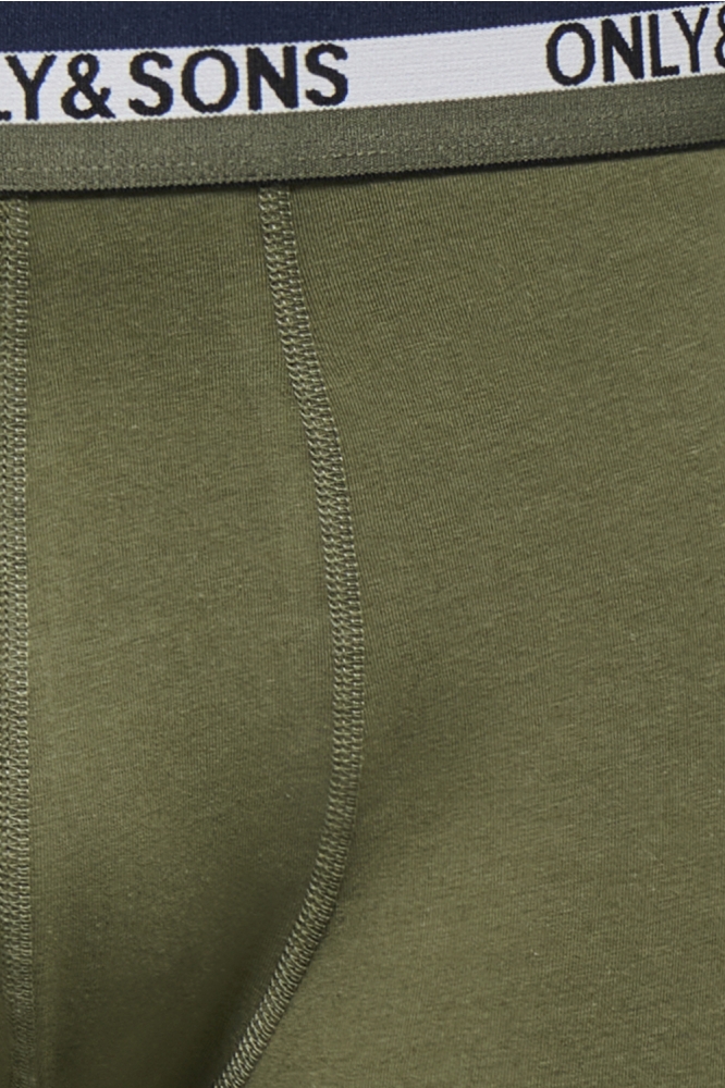 Only & Sons groene heren ondergoed | Close up