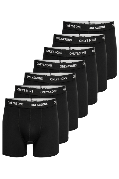 Only & Sons zwarte heren ondergoed | Vooraanzicht