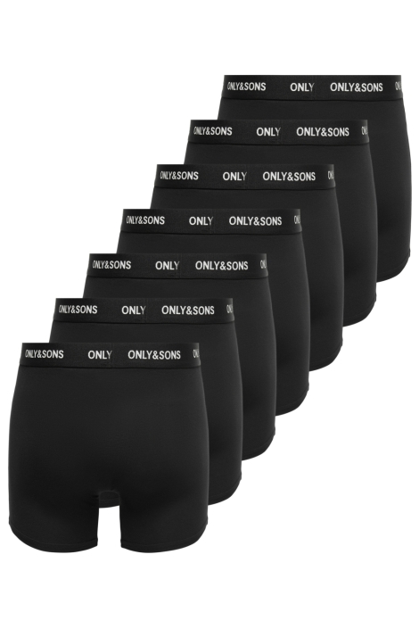 Only & Sons zwarte heren ondergoed | Achteraanzicht