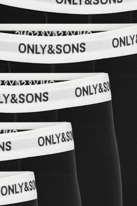 Only & Sons zwarte heren ondergoed | Close up