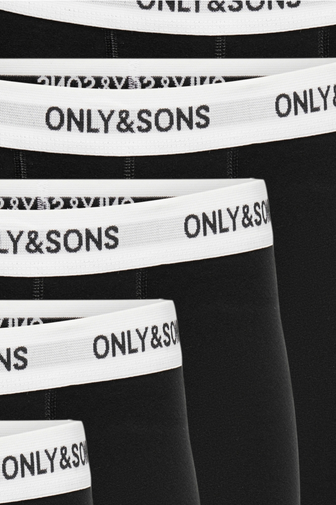 Only & Sons zwarte heren ondergoed | Close up