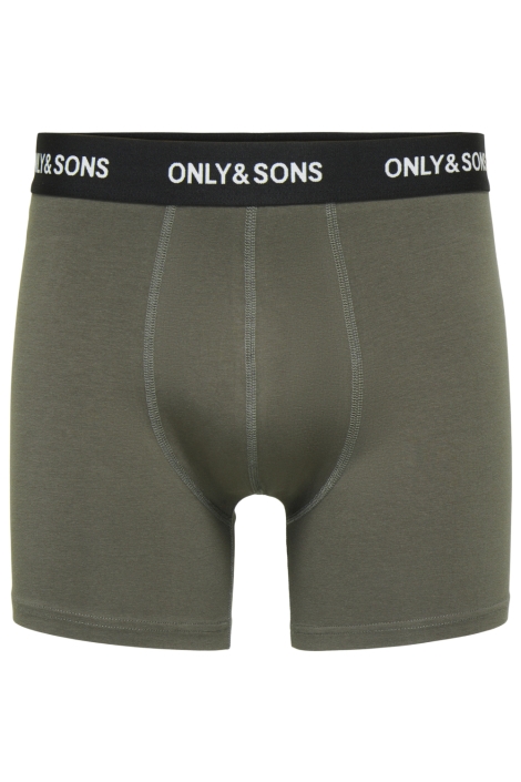 Only & Sons groene heren ondergoed | Vooraanzicht