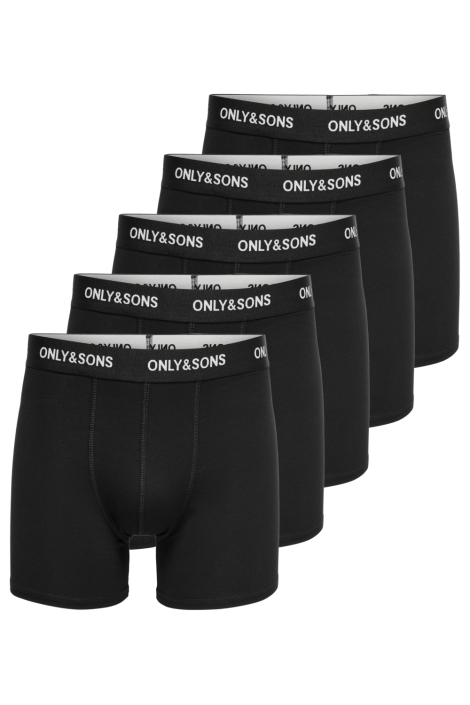 Only & Sons zwarte heren ondergoed | Vooraanzicht