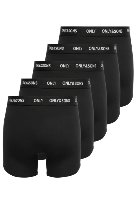 Only & Sons zwarte heren ondergoed | Achteraanzicht