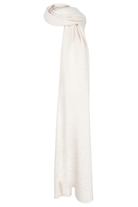 Juffrouw Jansen ecru dames sjaal | Vooraanzicht