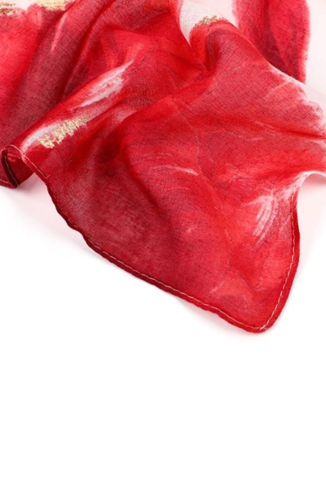 Touch rode dames sjaal | Close up