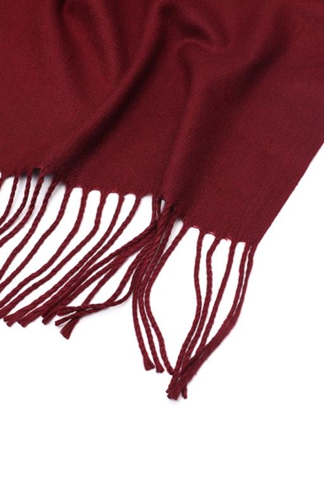 Touch bordeaux dames sjaal | Close up