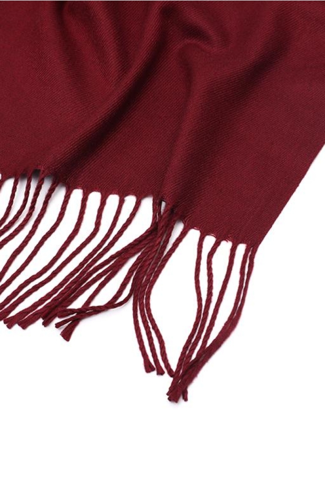 Touch bordeaux dames sjaal | Close up