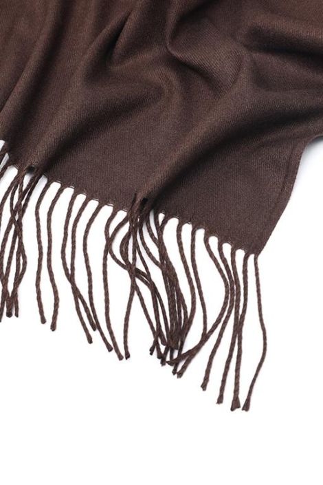Touch bruine dames sjaal | Close up