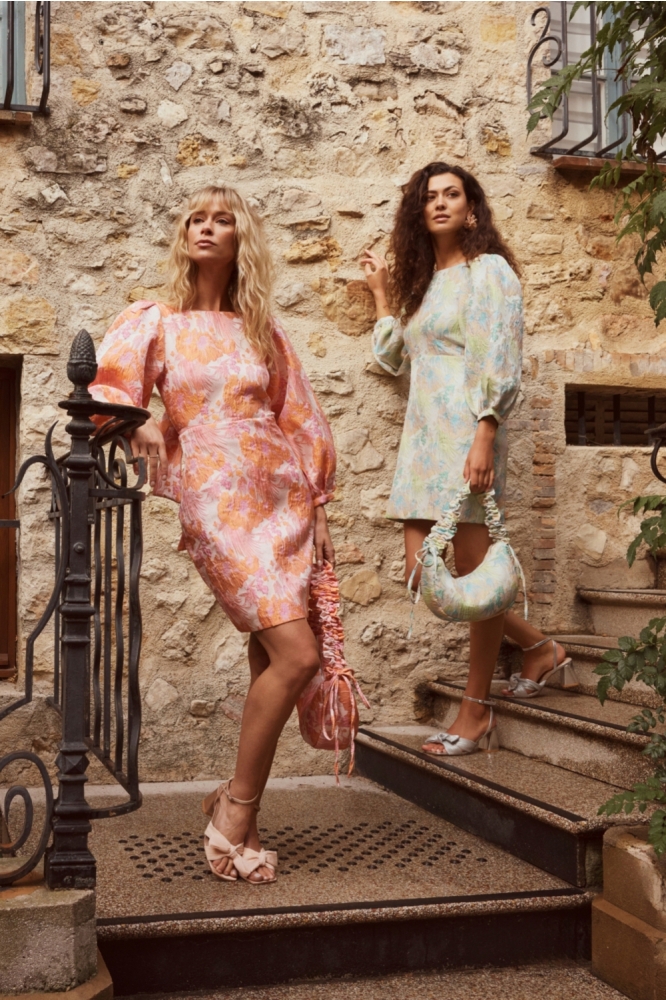 Lofty Manner oranje dames tas | Achteraanzicht