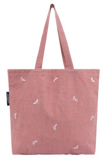 Juffrouw Jansen Accessoire ALLOVER EMB BAG SS26 ACC2 905 000349 BLUSH