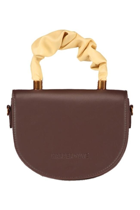 Harper & Yve bruine dames tas | Vooraanzicht
