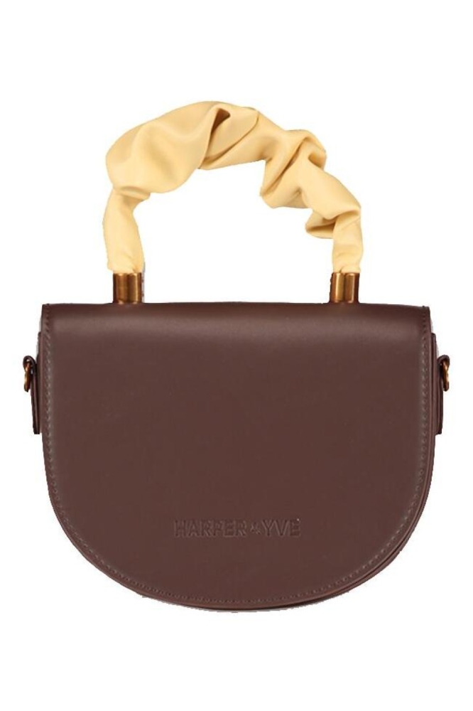 Harper & Yve bruine dames tas | Vooraanzicht