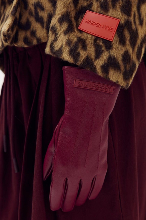Harper & Yve bordeaux dames accessoire | Sfeerbeeld, In situatie