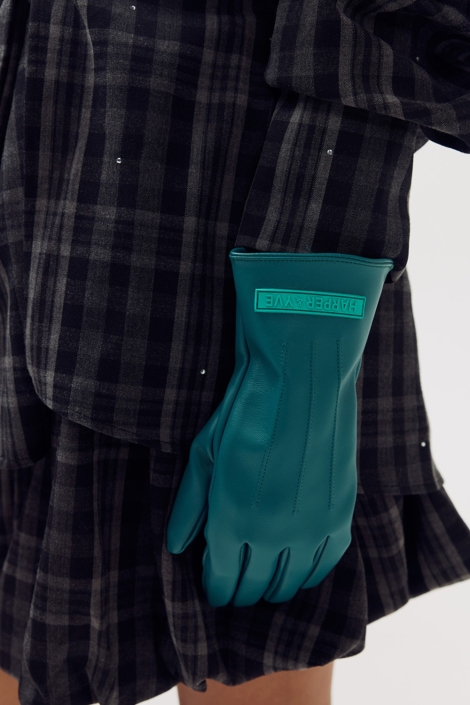 Harper & Yve groene dames accessoire | Model vooraanzicht