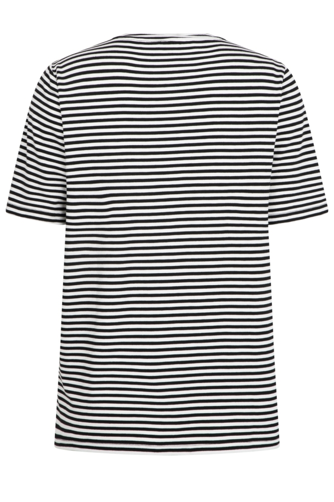 Zoso zwarte dames t-shirt | Achteraanzicht