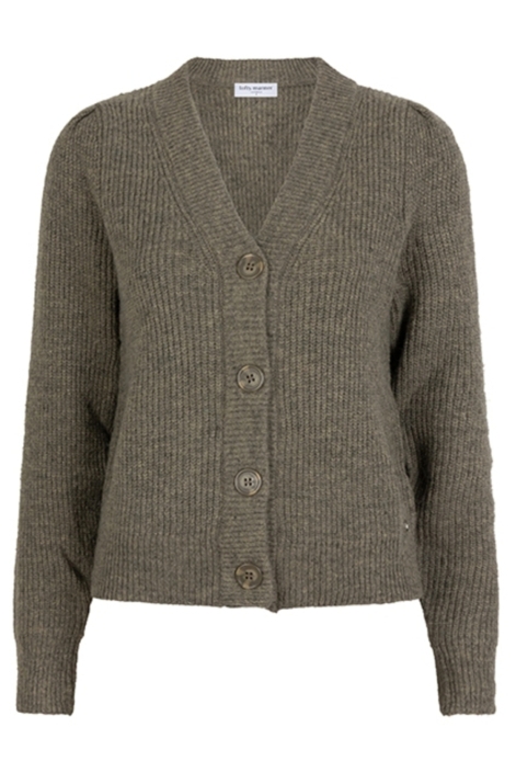 Lofty Manner groene dames vest | Vooraanzicht