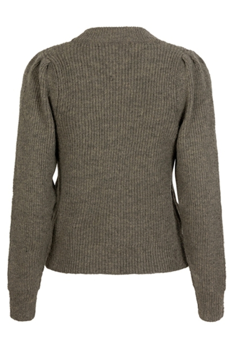 Lofty Manner groene dames vest | Achteraanzicht