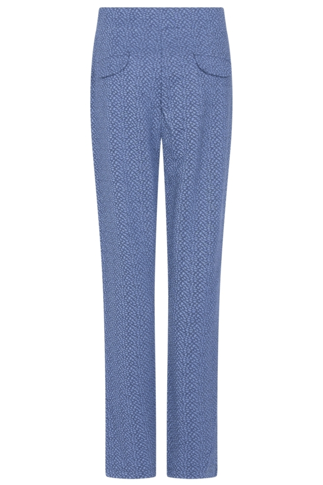 Zoso blauwe dames broek | Achteraanzicht