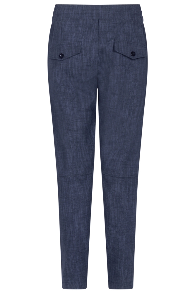 Zoso blauwe dames broek | Achteraanzicht