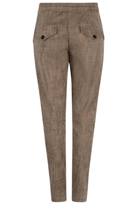 Zoso camel dames broek | Achteraanzicht