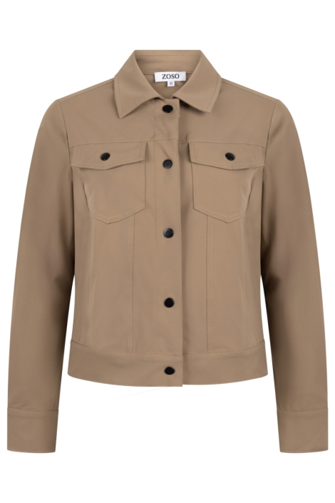 Zoso camel dames blouse | Vooraanzicht