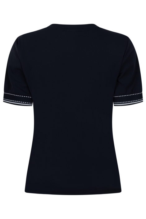 Zoso blauwe dames t-shirt | Achteraanzicht