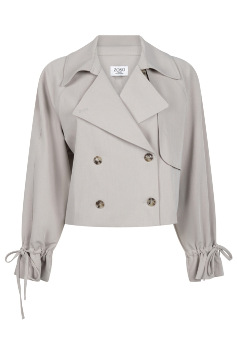 Zoso beige dames jas | Vooraanzicht