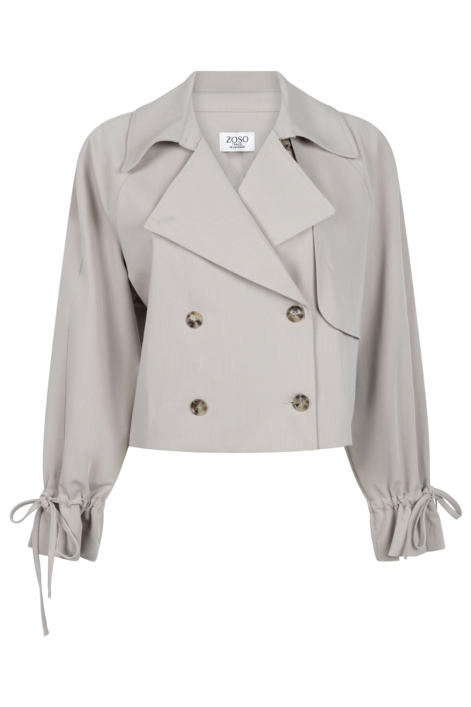 Zoso beige dames jas | Vooraanzicht