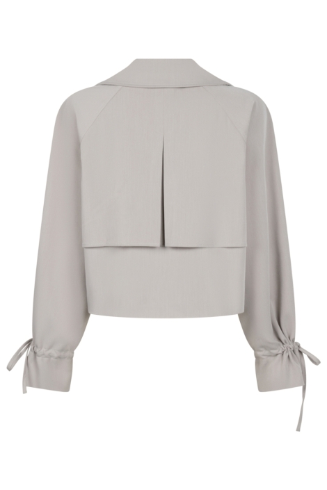 Zoso beige dames jas | Achteraanzicht