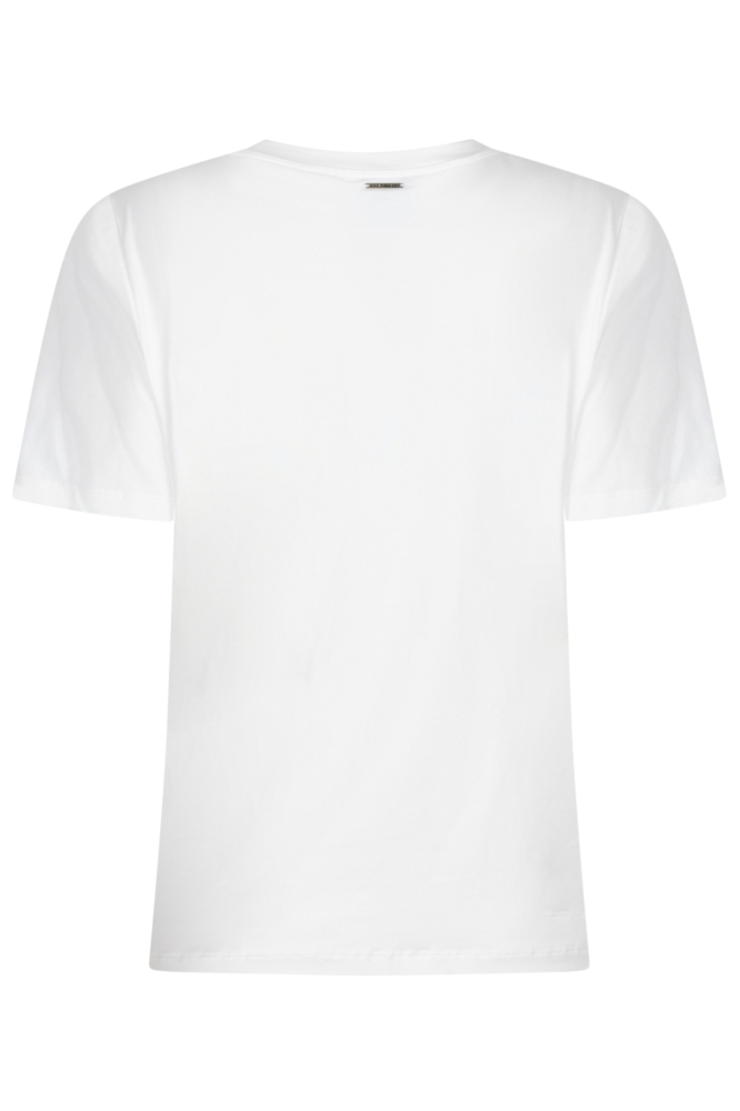 Zoso witte dames t-shirt | Achteraanzicht