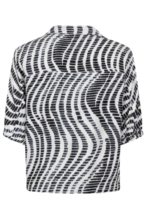 Zoso beige dames blouse | Achteraanzicht