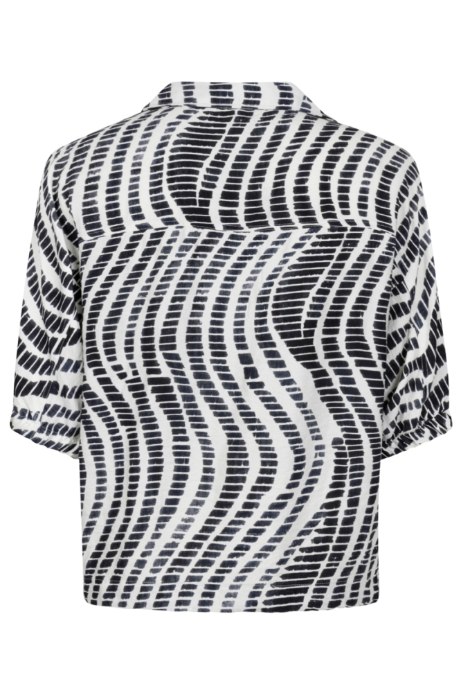 Zoso beige dames blouse | Achteraanzicht