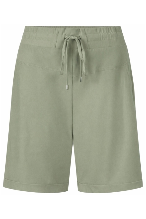Zoso groene dames korte broek | Vooraanzicht