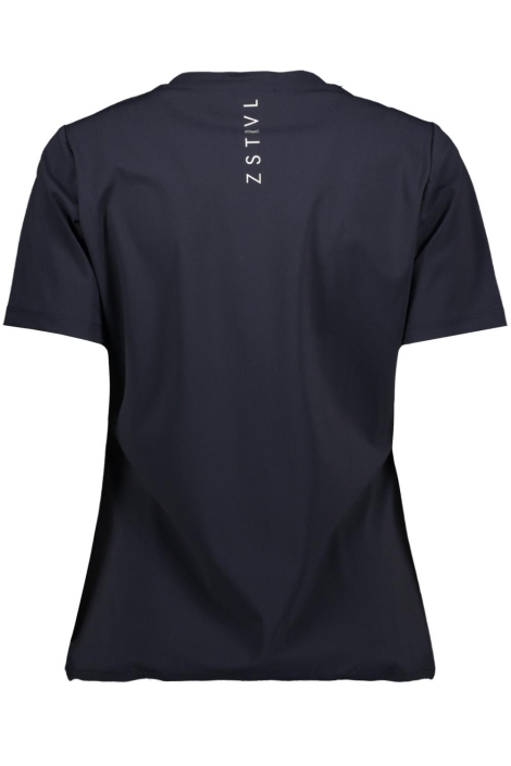 Zoso blauwe dames t-shirt | Achteraanzicht