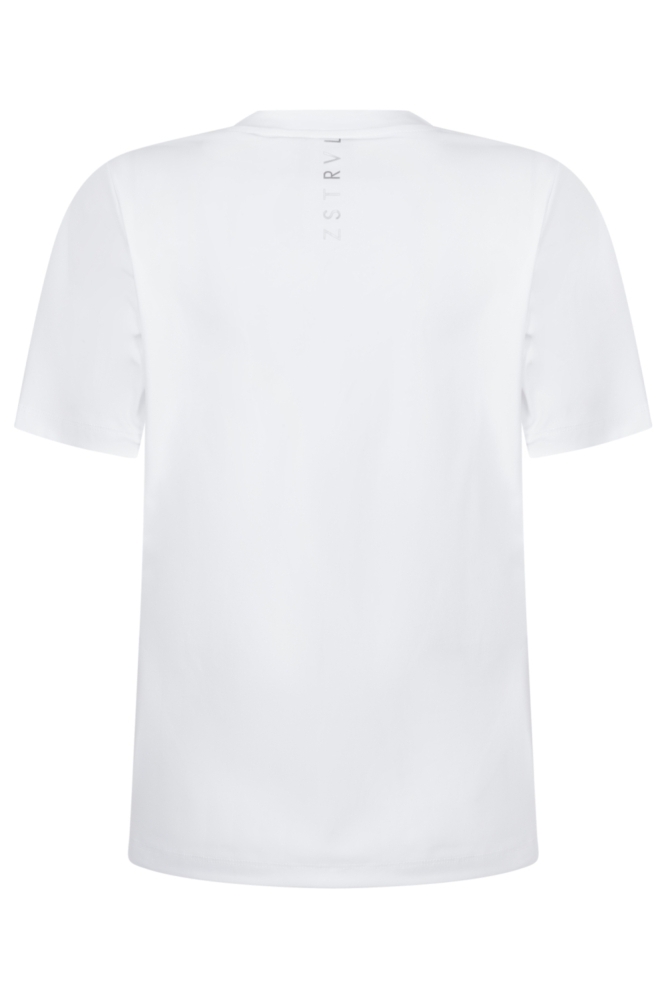 Zoso witte dames t-shirt | Achteraanzicht