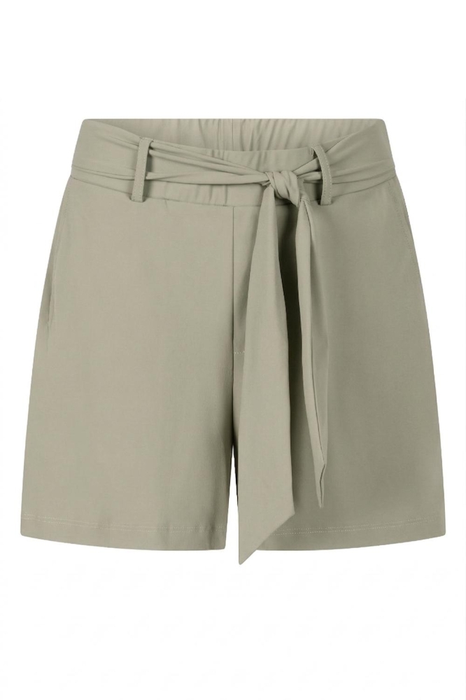 Zoso groene dames korte broek | Vooraanzicht