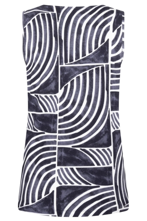 Zoso blauwe dames top | Achteraanzicht