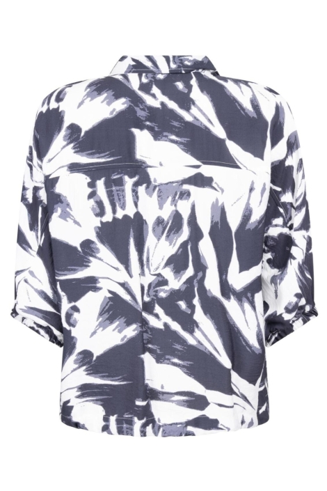 Zoso blauwe dames blouse | Achteraanzicht