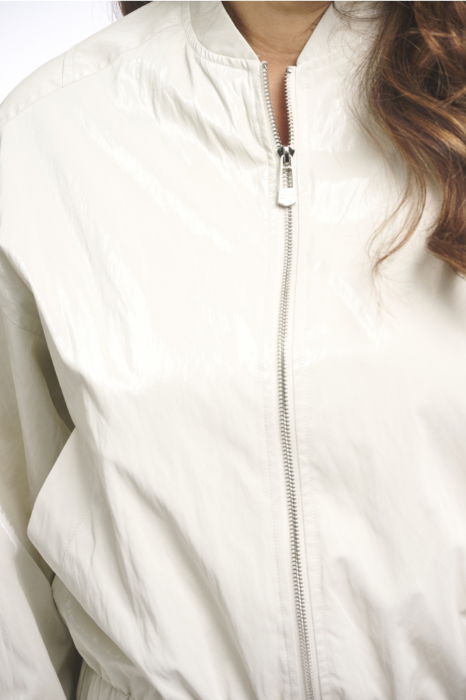 Zoso beige dames jas | Close up