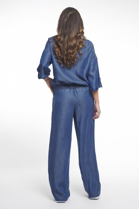 Zoso blauwe dames blouse | Model