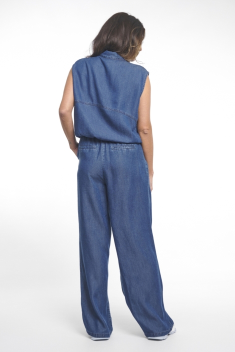 Zoso blauwe dames gilet | Model