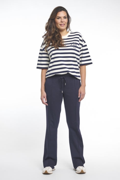 Zoso blauwe dames broek | Model