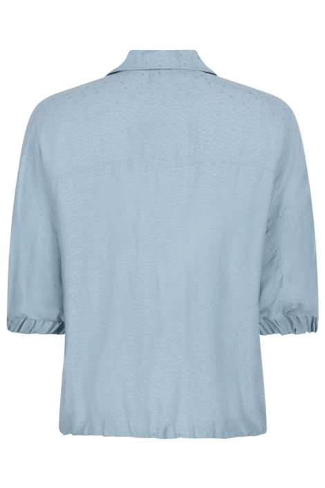 Zoso blauwe dames blouse | Achteraanzicht