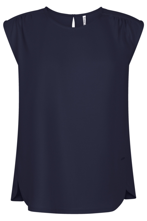 Zoso blauwe dames t-shirt | Vooraanzicht