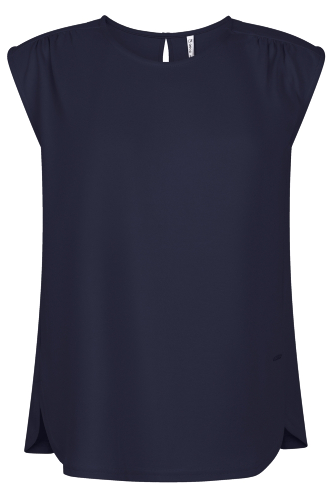 Zoso blauwe dames t-shirt | Vooraanzicht
