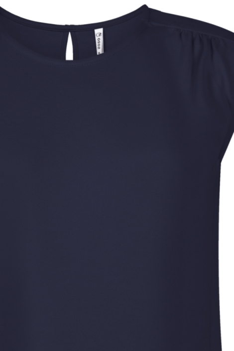Zoso blauwe dames t-shirt | Close up