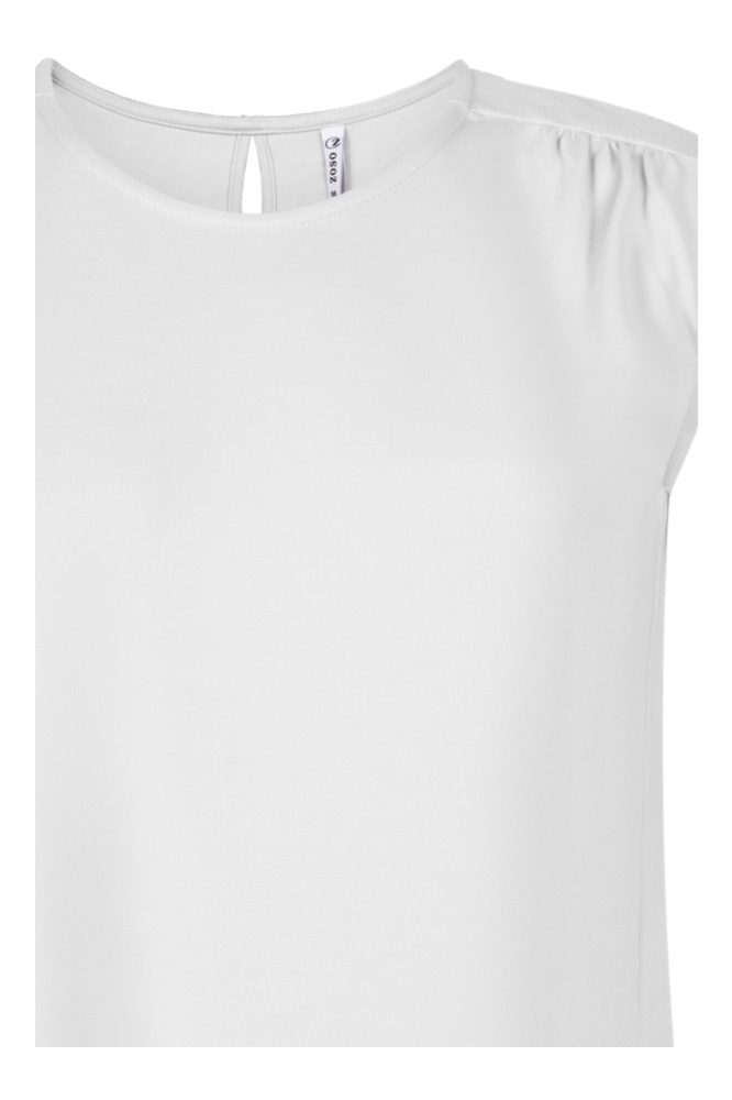 Zoso beige dames t-shirt | Close up